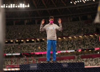 Τόκιο 2020 – Μίλτος Τεντόγλου: Μάγκας! Ο λόγος που φορούσε ροζ μάσκα στην απονομή των μεταλλίων