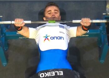 Τρίτο μετάλλιο για την Ελλάδα: Ο Δημήτρης Μπακοχρήστος πήρε το χάλκινο στην άρση βαρών