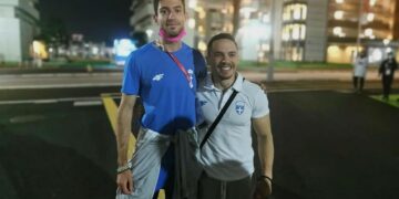 Ολυμπιακοί Αγώνες: Η αγκαλιά και τα συγχαρητήρια του Πετρούνια στον Τεντόγλου και η υπόσχεση για χρυσό στο Παρίσι