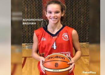 Η Βασιλική Χωλοπούλου του Απόλλωνα Πτολεμαΐδας στην Εθνική Κορασίδων