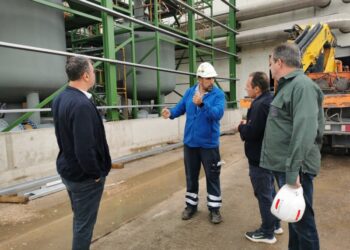 Τις εγκαταστάσεις ηλεκτρολέβητων που τοποθετούνται για την Τηλεθέρμανση Πτολεμαΐδας επισκέφτηκε ο πρόεδρος της Κοινότητας Πτολεμαΐδας Ισαάκ Νικολαΐδης