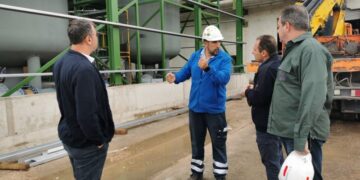 Τις εγκαταστάσεις ηλεκτρολέβητων που τοποθετούνται για την Τηλεθέρμανση Πτολεμαΐδας επισκέφτηκε ο πρόεδρος της Κοινότητας Πτολεμαΐδας Ισαάκ Νικολαΐδης  