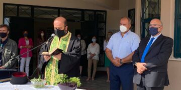 Στον αγιασμό στο 4ο Γενικό Λύκειο Κοζάνης ο Υφ. Υποδομών και Μεταφορών Μιχάλης Παπαδόπουλος