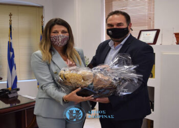 Με την Υφυπουργό Τουρισμού Σοφία Ζαχαράκη συναντήθηκε ο Δήμαρχος Φλώρινας Βασίλης Γιαννάκης