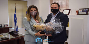 Με την Υφυπουργό Τουρισμού Σοφία Ζαχαράκη συναντήθηκε ο Δήμαρχος Φλώρινας Βασίλης Γιαννάκης