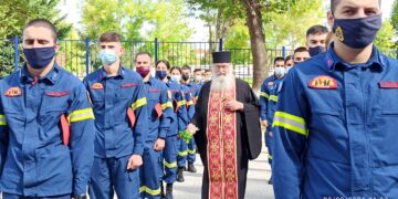 Τελέστηκε ο αγιασμός για το νέο Ακαδημαϊκό Έτος της σχολής πυροσβεστών Πτολεμαΐδας