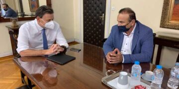 Συνάντηση Αντωνιάδη – Σκυλακάκη με θέμα την αύξηση του επιδόματος θέρμανσης για το πετρέλαιο στην 1η Ζώνη