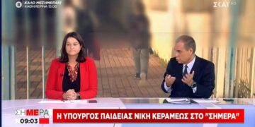 Υπουργός Παιδείας για τη στάση του αρχιμανδρίτη στο ΓΕΛ Αμυνταίου: “Η μάσκα στο σχολείο ισχύει για όλους. Αυτό το περιστατικό είναι εξαίρεση και πρέπει να απομονωθεί και να καταδικαστεί”