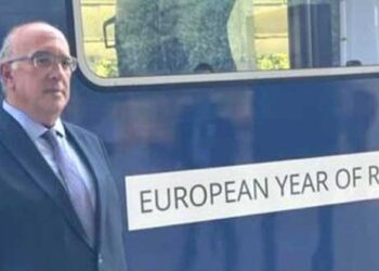 Την αμαξοστοιχία «Connecting Europe Express» υποδέχθηκε στη Θεσσαλονίκη ο Υφ. Μεταφορών Μιχάλης Παπαδόπουλος –	«Όραμα η μετατροπή της Βορείου Ελλάδας σε διαμετακομιστικό κέντρο της νότιας Ευρώπης»