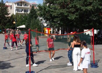 Δήμος Γρεβενών: «Όλη η πλατεία ένα παιχνίδι» για την Ευρωπαϊκή Εβδομάδα Κινητικότητας – Μίνι βόλεϊ και τένις στην πρώτη γραμμή
