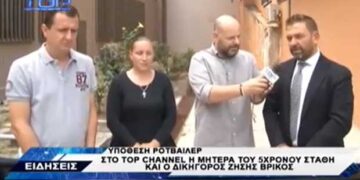 Υπόθεση Ροτβάιλερ: Η μητέρα του 5χρονου Στάθη για τη δικαστική απόφαση: “Δεν μου ζήτησαν μια συγνώμη” – Τι λέει και ο δικηγόρος της Ζήσης Βρίκος -VIDEO