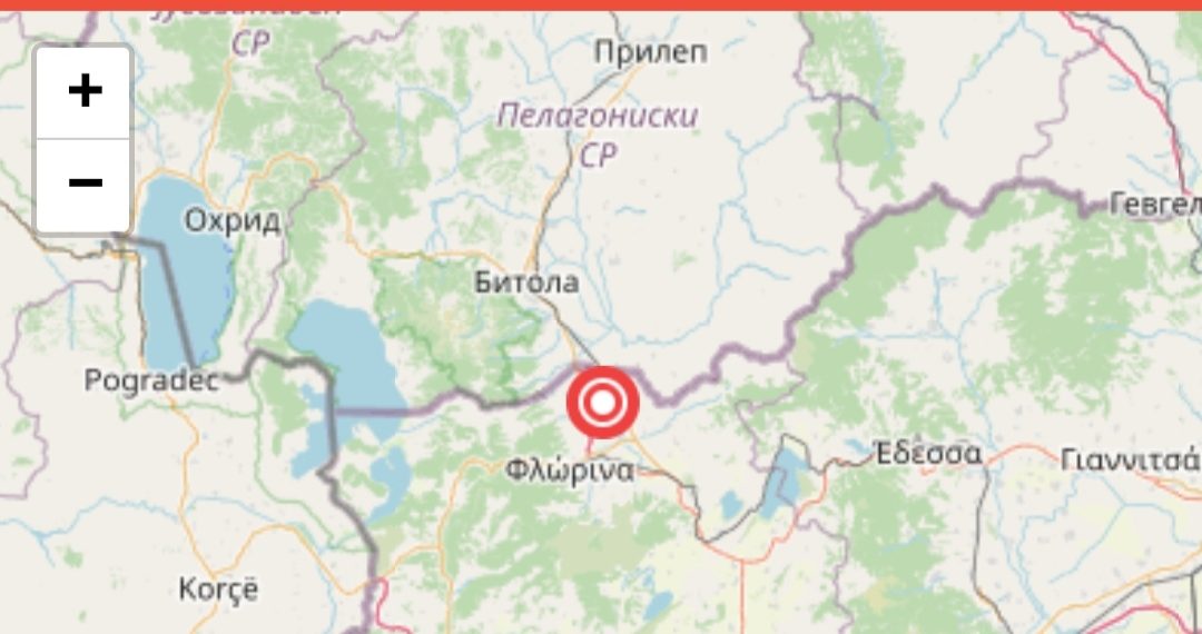 Φλώρινα: Μετασεισμική ακολουθία μετά τον ισχυρό σεισμό των 5.4 βαθμών της κλίμακας Ρίχτερ