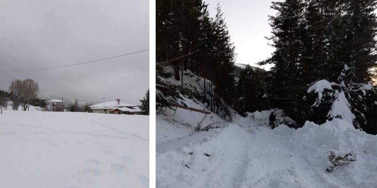 Βελβεντό: 9η ημέρα αποχιονισμού στο δρόμο προς Καταφύγι με την ΕΛΠΙΔΑ να κάνει την εμφάνισή της