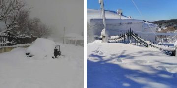 Το αποκλεισμένο από το χιόνι Καταφύγι, μέσα από φωτογραφίες ενός εκ των τεσσάρων αποκλεισμένων κατοίκων