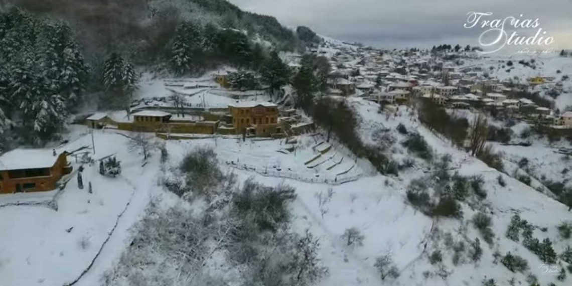 “Ντύθηκε” στα λευκά και η Κλεισούρα  (βίντεο)