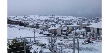 Υπέροχο λευκό τοπίο στο Λιβαδερό Κοζάνης (φωτ)