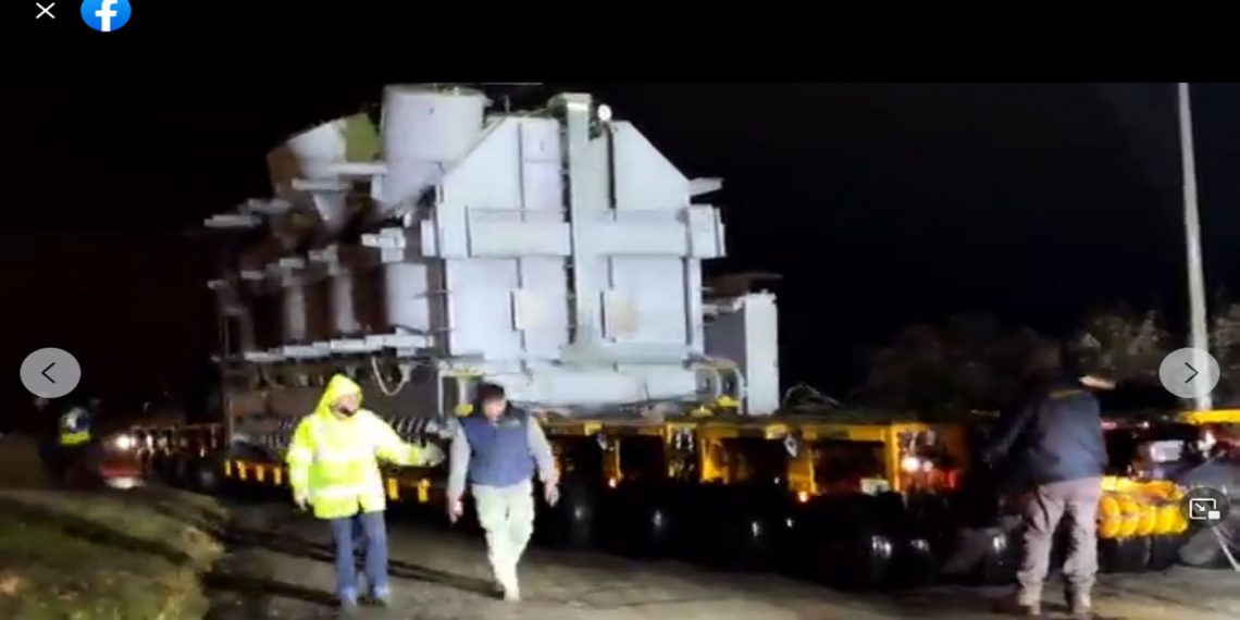 Κύριος Μετασχηματιστής μεταφέρθηκε από τον ΑΗΣ ΚΑΡΔΙΑΣ στον ΑΗΣ Αγίου Δημητρίου το βράδυ της Κυριακής