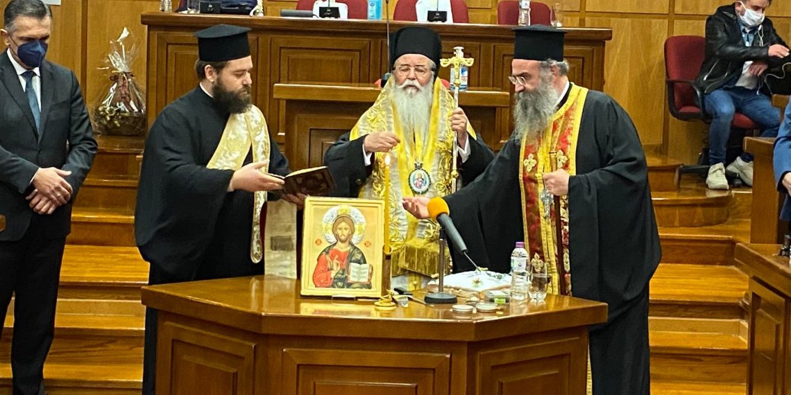 Η κοπή της βασιλόπιτας του περιφερειακού συμβουλίου για το νέο έτος-VIDEO