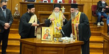 Η κοπή της βασιλόπιτας του περιφερειακού συμβουλίου για το νέο έτος-VIDEO