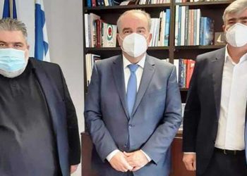 Η αξιοποίηση της ΑΕΒΑΛ, τα αρδευτικά δίκτυα καθώς το Τοπικό Ρυμοτομικό στο πρώην στρατόπεδο της Ασβεστόπετρας ανάμεσα στα θέματα που συζήτησε ο Δήμαρχος Εορδαίας στις συναντήσεις του στην Αθήνα στα Υπουργεία Ανάπτυξης και Επενδύσεων καθώς και Αγροτικής Ανάπτυξης- Δελτίο Τύπου