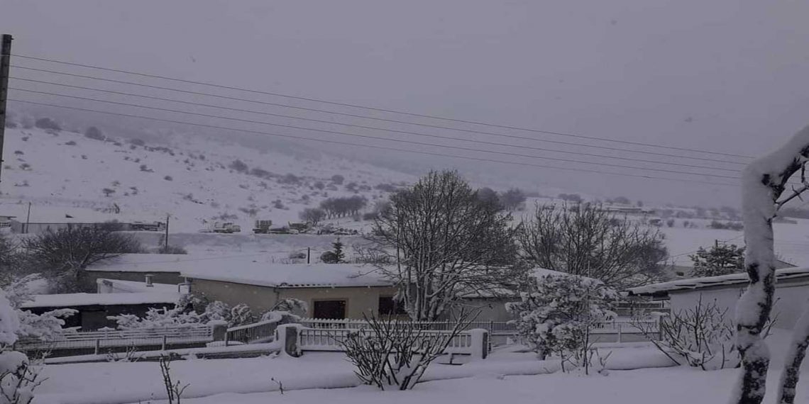 Λευκό “χαλί” και στα Σιδερά Κοζάνης
