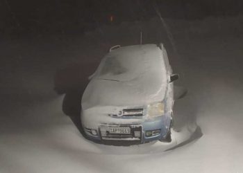 Χιόνιζε όλη τη νύχτα και στην Βασιλίτσα