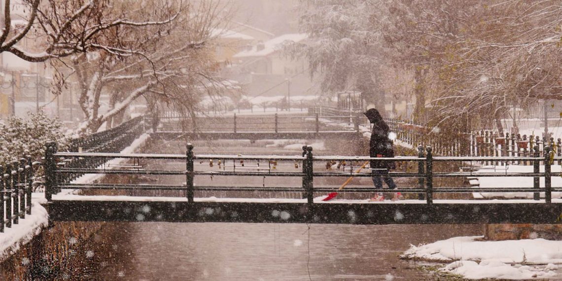 Πανέμορφη φωτογραφία από την κατάλευκη Φλώρινα