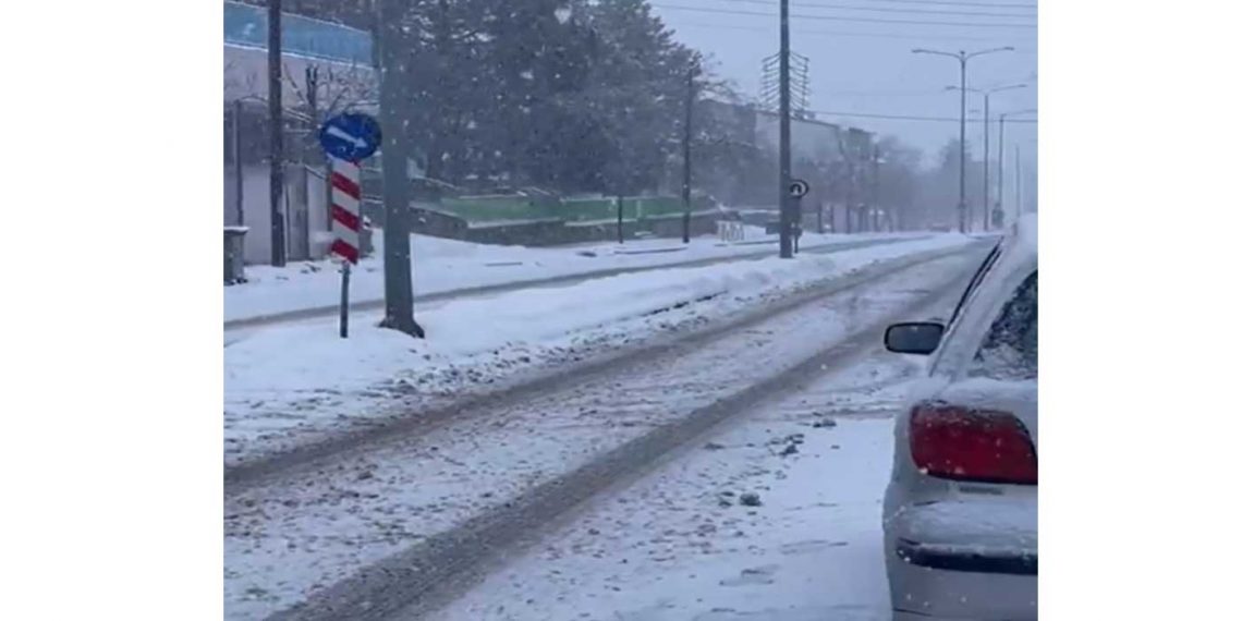 Συνεχίζεται πυκνή η χιονόπτωση στη Φλώρινα-VIDEO