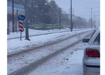 Συνεχίζεται πυκνή η χιονόπτωση στη Φλώρινα-VIDEO