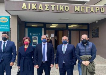 Στο δικαστικό μέγαρο Κοζάνης ο Υφ. Δικαιοσύνης Γ. Κώτσηρας – Στο επίκεντρο επαφών η συνδρομή στη νομική κοινότητα της Κοζάνης -Ψηφιοποίηση