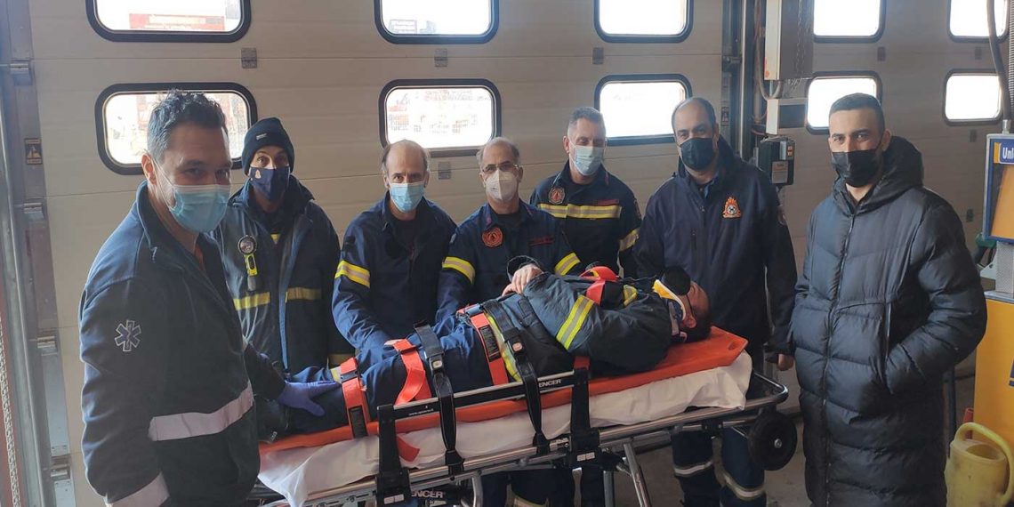 Το ΕΚΑΒ Κοζάνης εκπαίδευσε το κλιμάκιο της Πυροσβεστικής Υπηρεσίας Πτολεμαΐδας