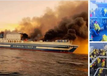 Φωτιά σε πλοίο στην Κέρκυρα: Δύο εγκλωβισμένοι στο Euroferry Olympia – Δέκα οι αγνοούμενοι
