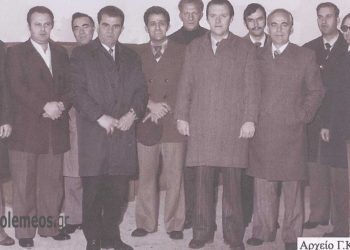 Ο νικητής συνδυασμός του Πέτρου Τόττη μετά την ορκωμοσία του το 1978-Από την στήλη του Γ. Καζαντζή στον Παλμό 16/02