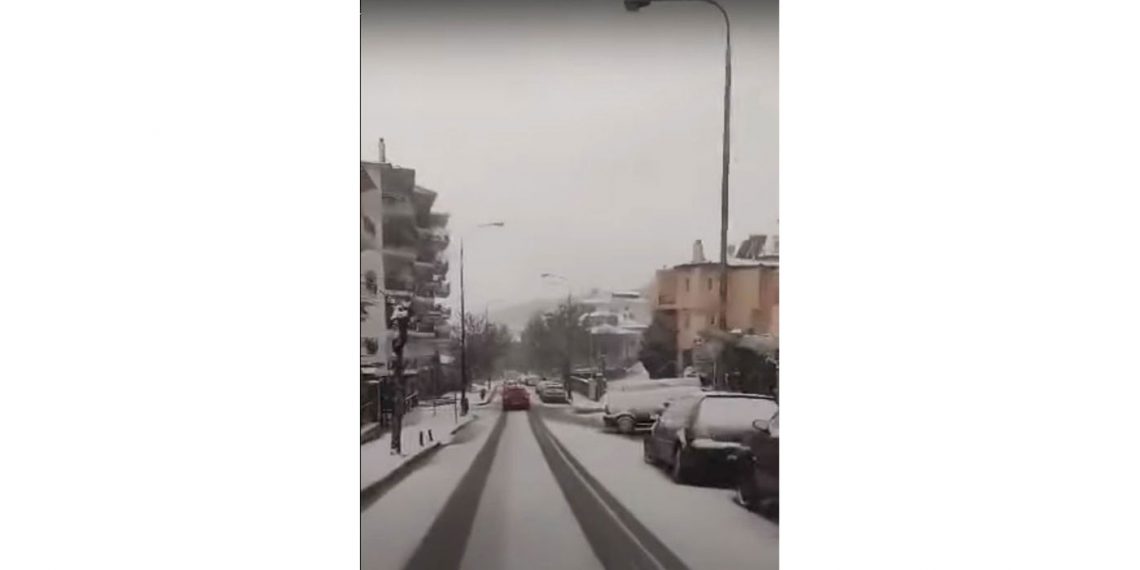 Στα λευκά και οι δρόμοι της Κοζάνης – Νέο VIDEO