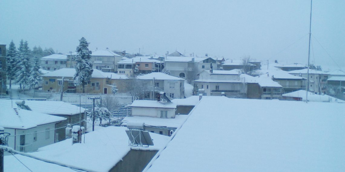 Υπέροχες εικόνες από το χιονισμένο Λιβαδερό (φωτογραφίες)