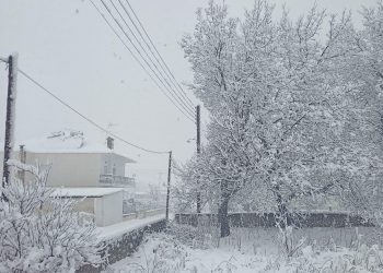 Στα λευκά η Μεσοποταμία Καστοριάς