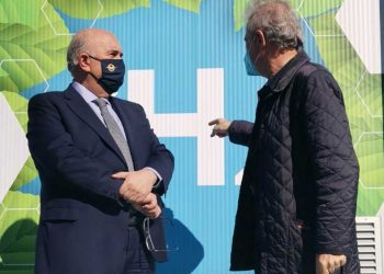 Επίσκεψη του Υφυπουργού Μεταφορών Μιχάλη Παπαδόπουλου στο πρώτο πρατήριο ανεφοδιασμού με υδρογόνο στο ΕΚΕΦΕ «Δημόκριτος»