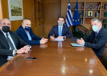 Το ΥΠΕΝ θα καλύψει το ποσό για τη διασύνδεση της τηλεθέρμανσης Αμυνταίου με την «Πτολεμαΐδα 5»  Συνάντηση Αντωνιάδη, Μπιτάκη, Μπάντη με τον Κ. Σκρέκα