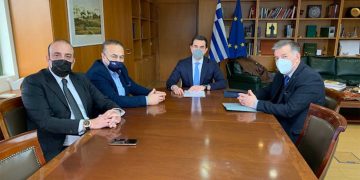 Το ΥΠΕΝ θα καλύψει το ποσό για τη διασύνδεση της τηλεθέρμανσης Αμυνταίου με την «Πτολεμαΐδα 5»  Συνάντηση Αντωνιάδη, Μπιτάκη, Μπάντη με τον Κ. Σκρέκα