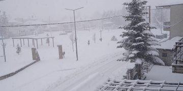 Χιόνισε για τα καλά στη Γαλατινή(ΦΩΤΟ)