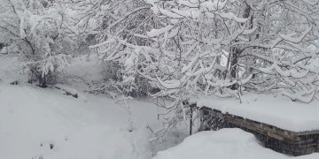 Μαγική εικόνα από το χιονισμένο Λέχοβο