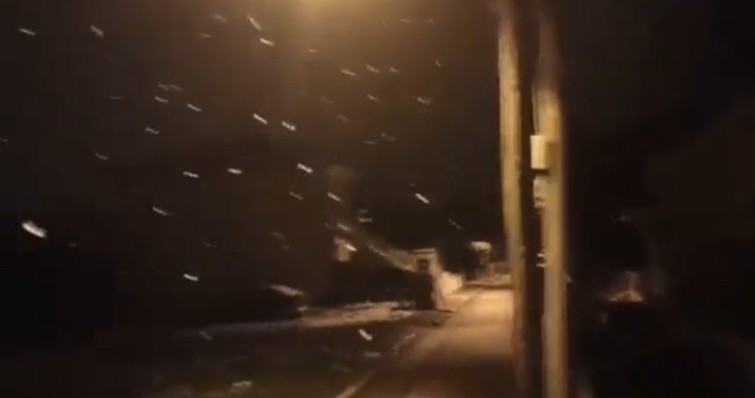 Ασθενής Χιονόπτωση στην Πτολεμαΐδα