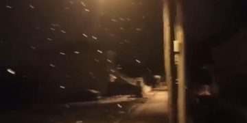 Ασθενής Χιονόπτωση στην Πτολεμαΐδα