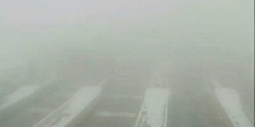 “Εγνατία Οδός”: Περιορισμένη ορατότητα στο τμήμα από Βέροια έως τον Πολύμυλο εξαιτίας πυκνής ομίχλης