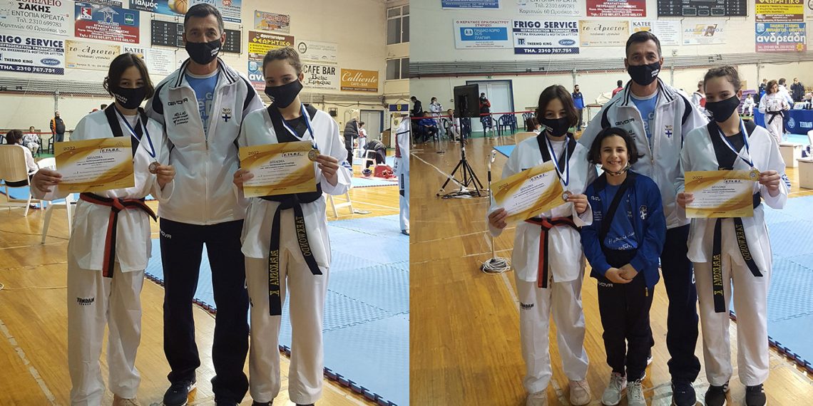 Εορδαϊκή Δύναμη: Με 3 μετάλλια επέστρεψε από το 1ο Προκριματικό Πρωτάθλημα ΤAEKWONDO 2022