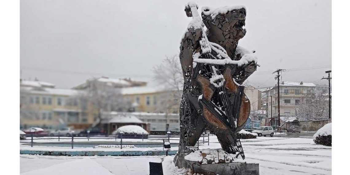 Η φωτογραφία από τη χιονισμένη Φλώρινα που ανέβασε ο Βουλευτής Γ. Αντωνιάδης