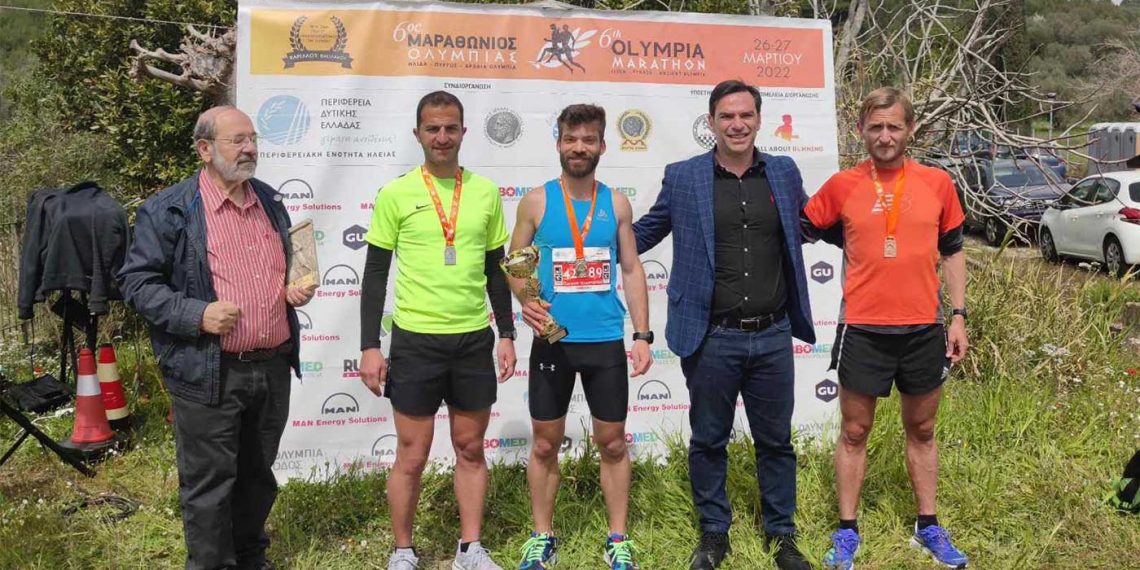 Το ασημένιο μετάλλιο κατέκτησε ο Δημήτρης Κουτσουμπίδης του ΣΔΟΕ στον 2ο Μαραθώνιο Ολυμπίας