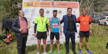 Το ασημένιο μετάλλιο κατέκτησε ο Δημήτρης Κουτσουμπίδης του ΣΔΟΕ στον 2ο Μαραθώνιο Ολυμπίας