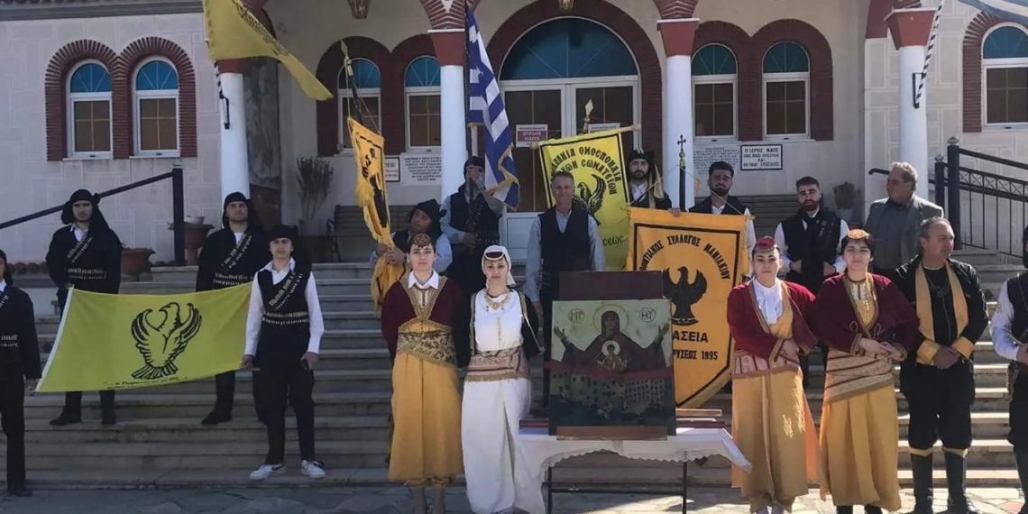 Αποκαλυπτήρια Ιεράς Εικόνας αφιερωμένη στην γενοκτονία των Ελλήνων Ποντίων Αταπαζαρλίδων, έκανε ο Σύλλογος Ποντίων Λεβαίας