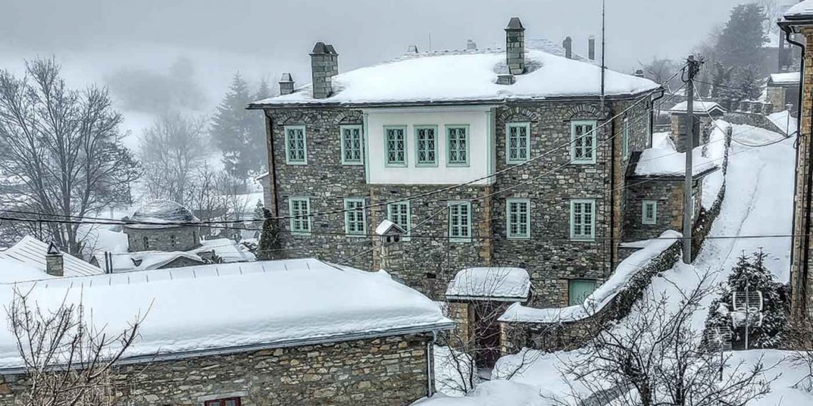 Νέο χιόνι στο Νυμφαίο Φλώρινας ήρθε να ασπρίσει τα ”καθαρά” σημεία (Φωτογραφία)